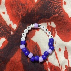 Tinky winky Teletubby bracelet